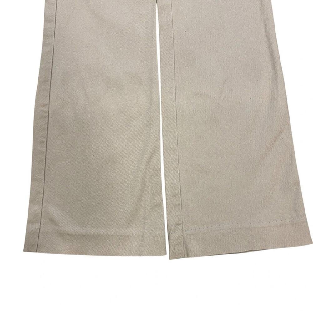 Japanese Vintage Flared Cargo Khaki Pant Beige 4 - Picture 7 of 11